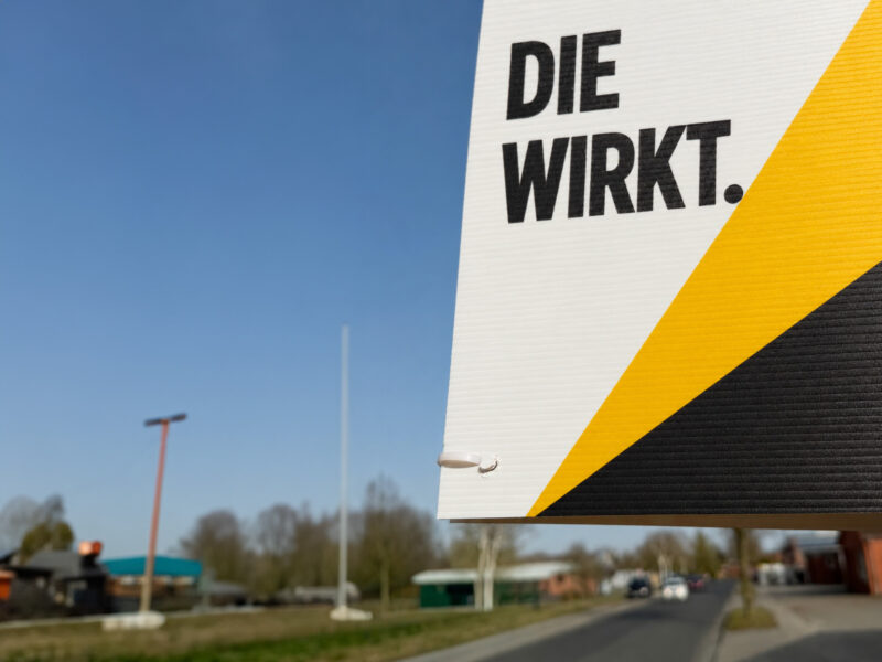 Doppelplakat Hohlkammer Doppelplakat DIN A1