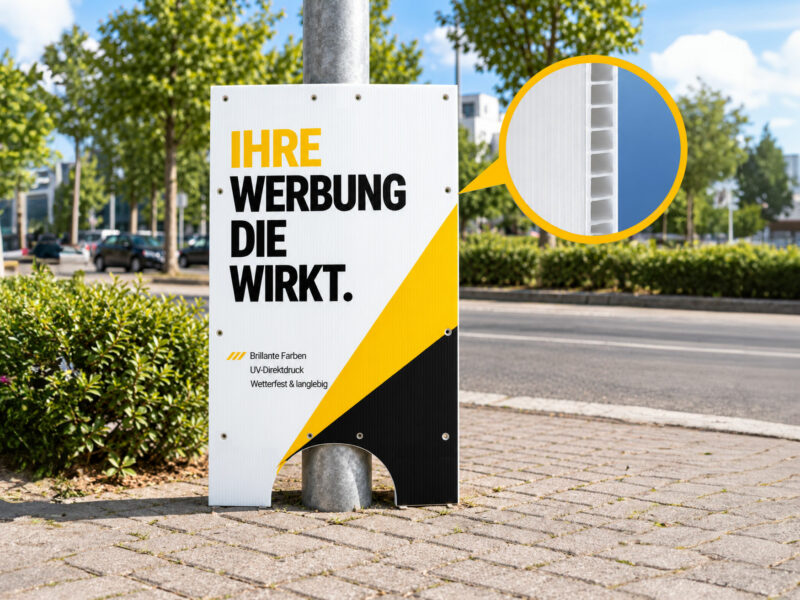 Hohlkammer-Plakat-Hamburger-Modell-Kategorie Plakat Hamburger Modell
